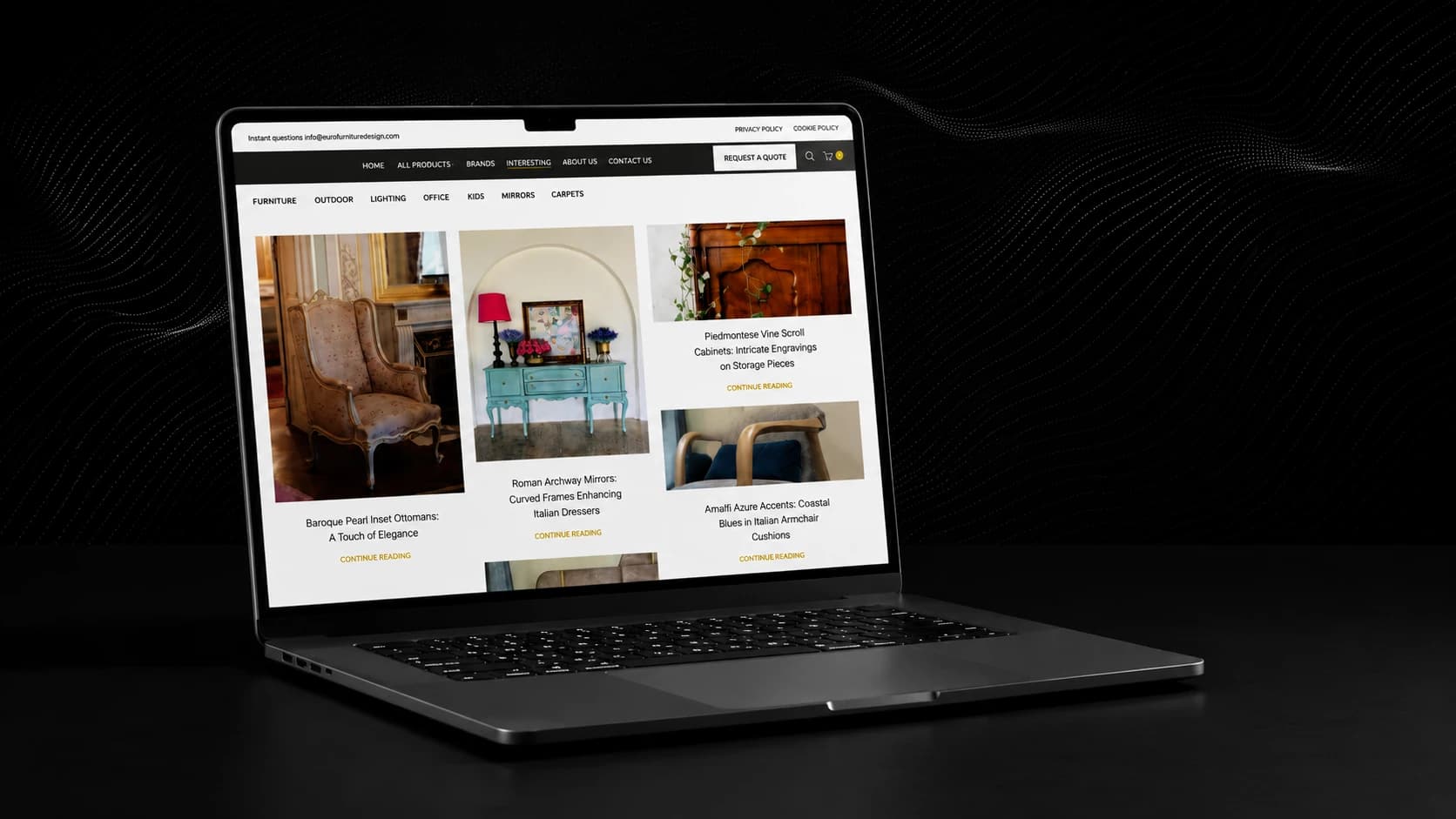 Euro Furniture Design project visual